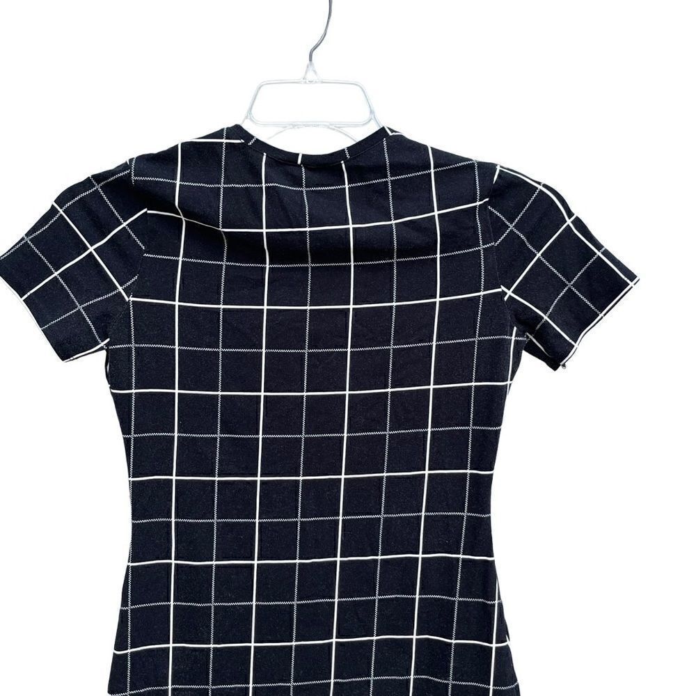 H&M Divided Dress Short Sleeve Black and White Women’s Size S - Picture 5 of 8